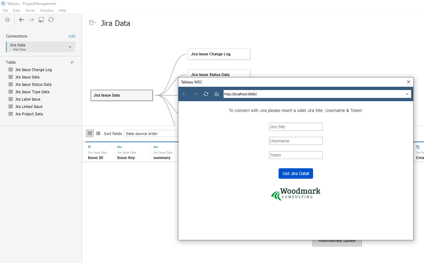 Connecting with the Jira WDC